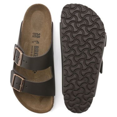 Birkenstock Arizona Sandal Dark Brown Smooth Leather Narrow Fit